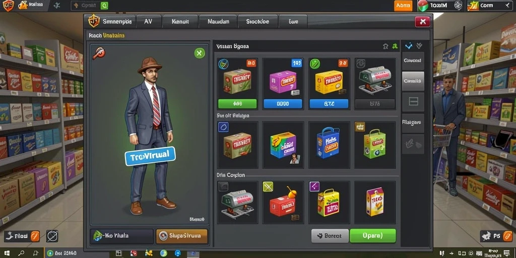 Screenshot aktivitas seru dalam gameplay.
