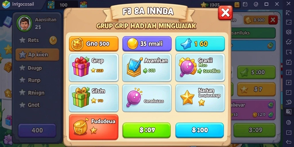 Level yang menantang dengan berbagai rintangan.