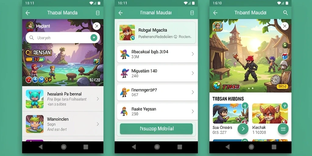 Screenshot menunjukkan fitur interaksi sosial antar pemain.