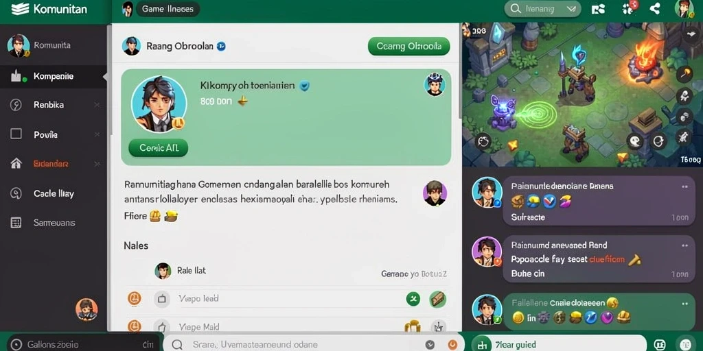 Bergabung dengan komunitas pemain yang aktif.