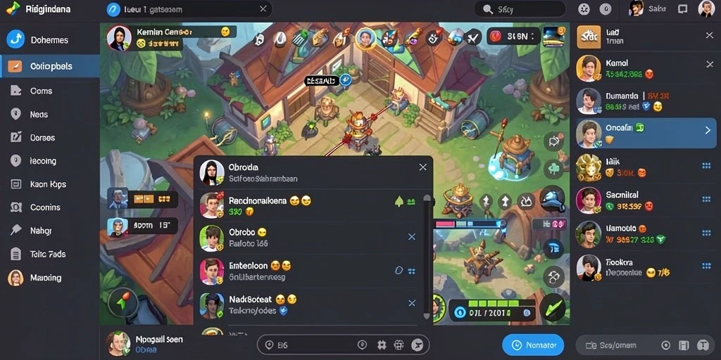 Screenshot dari berbagai tantangan menarik yang ada.