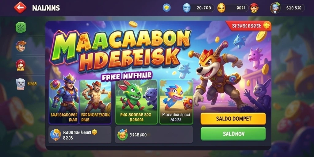 Fitur jackpot progresif yang mendebarkan.