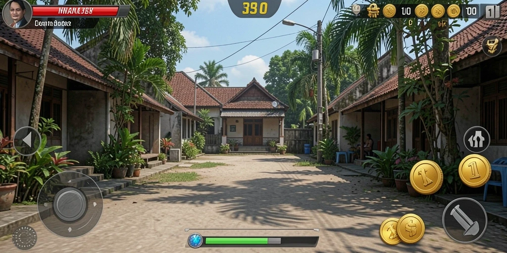 Fitur multiplayer yang memungkinkan bermain bersama teman.