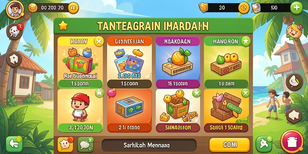 Tangkapan layar memperlihatkan berbagai lingkungan permainan yang menakjubkan.
